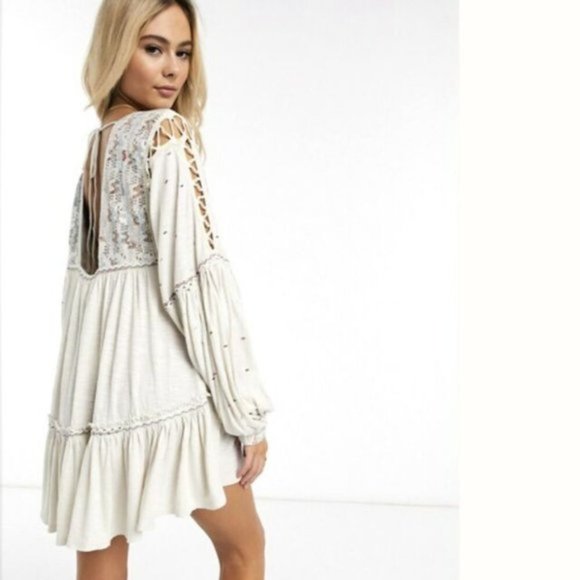 Free People Much Love Boho Tunic XS NWT - Picture 5 of 11